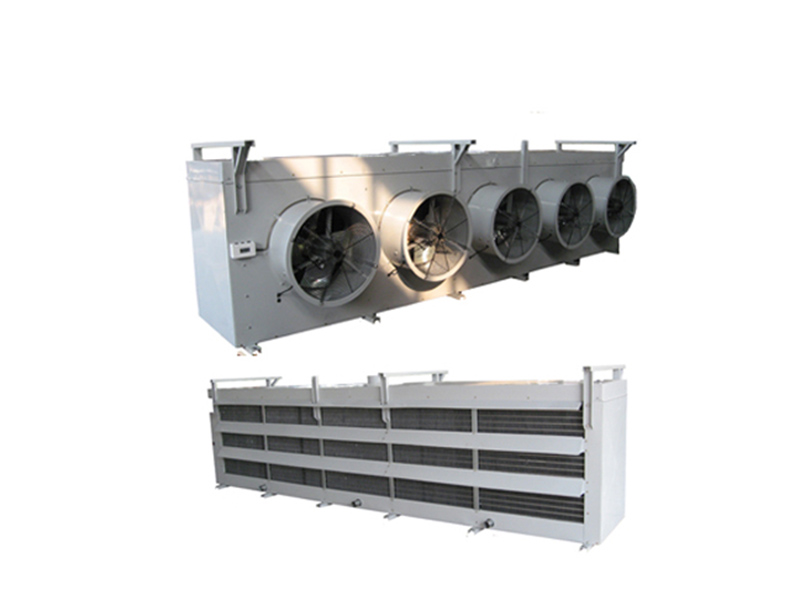 Water flushing frost air cooler
